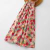 2025 Vintage Resort Tulip Printed Peplum Skinny Oil Color Halter Юбка