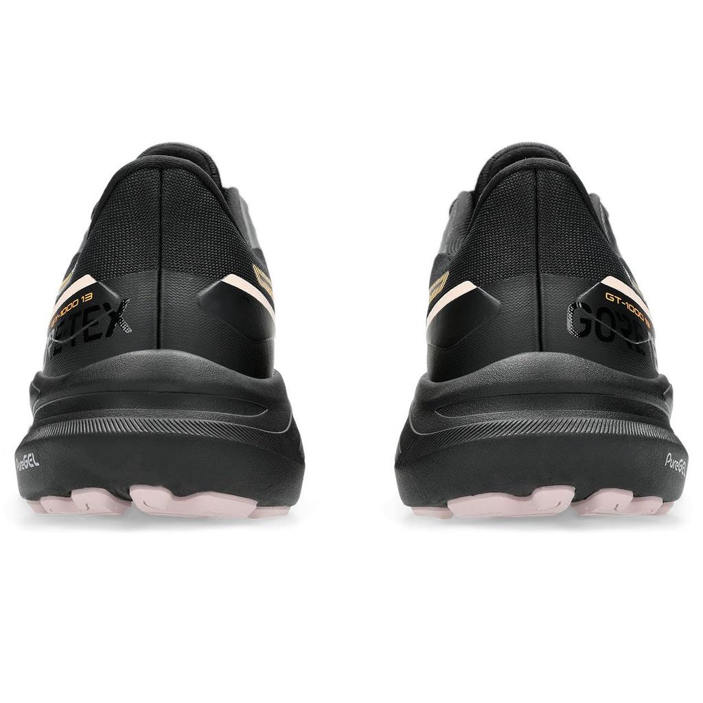 Asics 13 Беговые кроссовки GT-1000 Gore-Tex, женские, черно-оранжевые, 24.5 (1012B661)