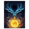 Full 5D Diy Diamond Painting Lunar Deer Mosaic Embroidery Cross Stitch Home Decor Handmade Gift