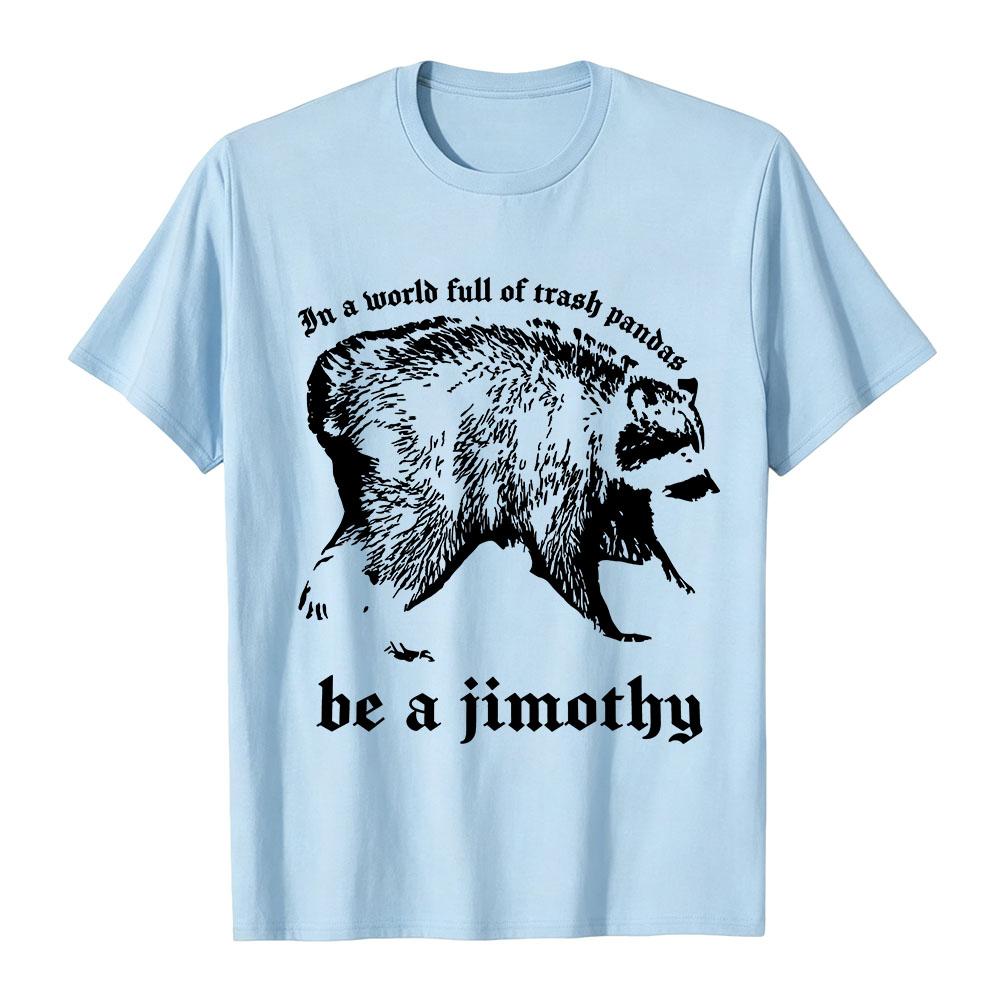 Jimothy The Racoon Graphic Tshirt Funny Seattle Washington Meme Tees Comfort Colors Unisex Weirdcore T-shirt Cotton Summer Tops