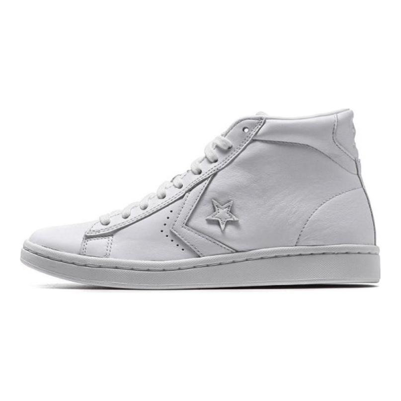 Converse Минусы Нескользящие Устойчивые к истиранию Высокие Кеды для Скейтборда Женские Белые 558016C