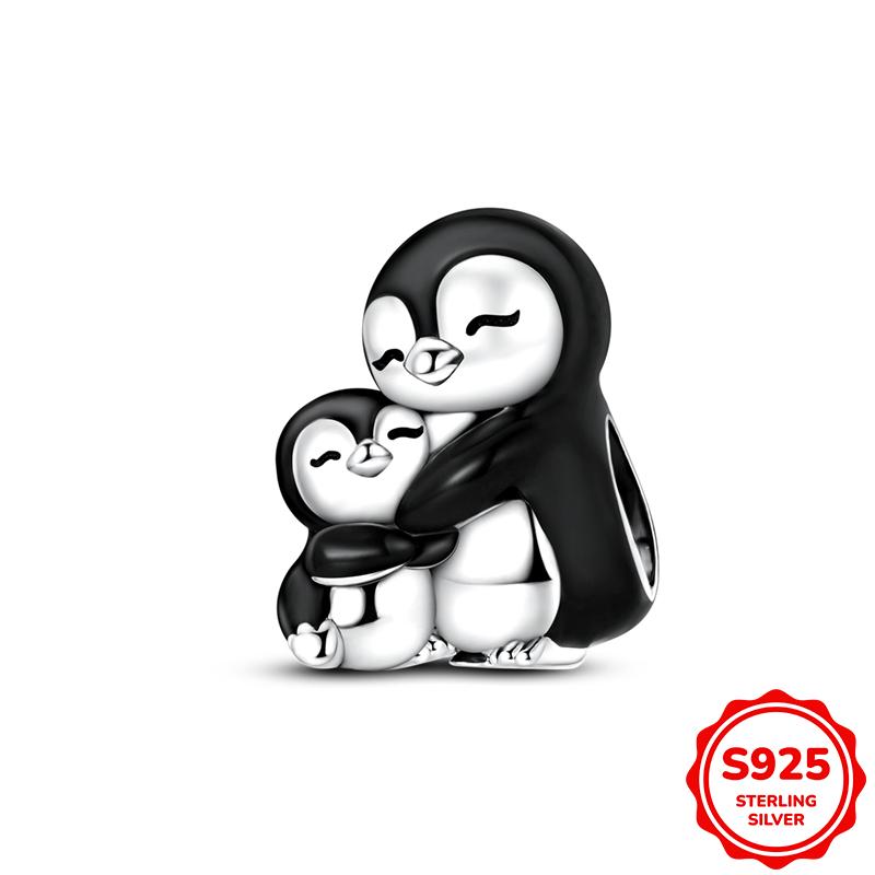 New Original Copper Animal Pendant Charm Beads Fits 3Mm Bracelet Necklace For Women Luxury Diy Jewelry Making