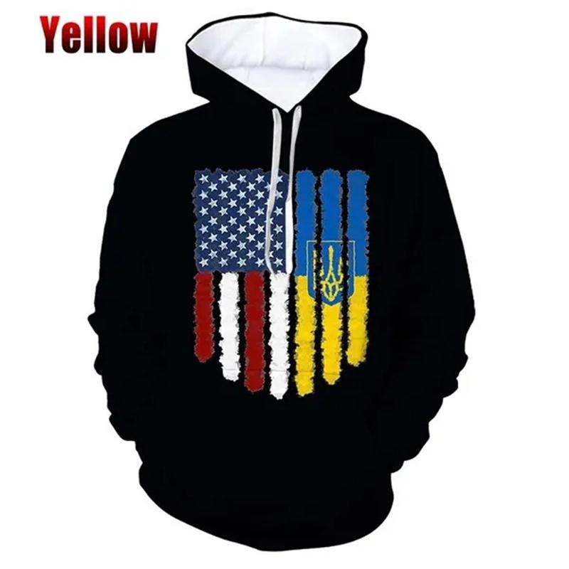 Американский флаг US Dream Emblem Hoodie Мужская одежда 3D Printed USA Spirit Hoodies Women Harajuku Fashion y2k Pullover Hooded Hoody