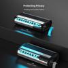 QPVH8 Car Temporary Stop Phone Number Plate Night Light Parking Card For Tesla Model-Y Model-3 Model-X Model-S Cybertruck Roadster