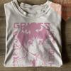 Ограниченная серия хлопковой футболки Grimes - Аниме-девушка Grimes Унисекс