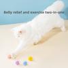 Игрушки из помпонов для кошек, самоприветствие для кошек, устойчивые к укусам и скуке палочки для дразнения кошек, котята, котята, игрушки для собак, товары для животных