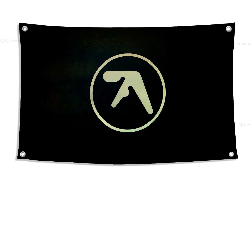 1 шт. Флаг Aphex Twin Richard D James Флаги и Баннеры Четырехдырочный Флаг Полиэстер Декор для улицы Эстетика комнаты