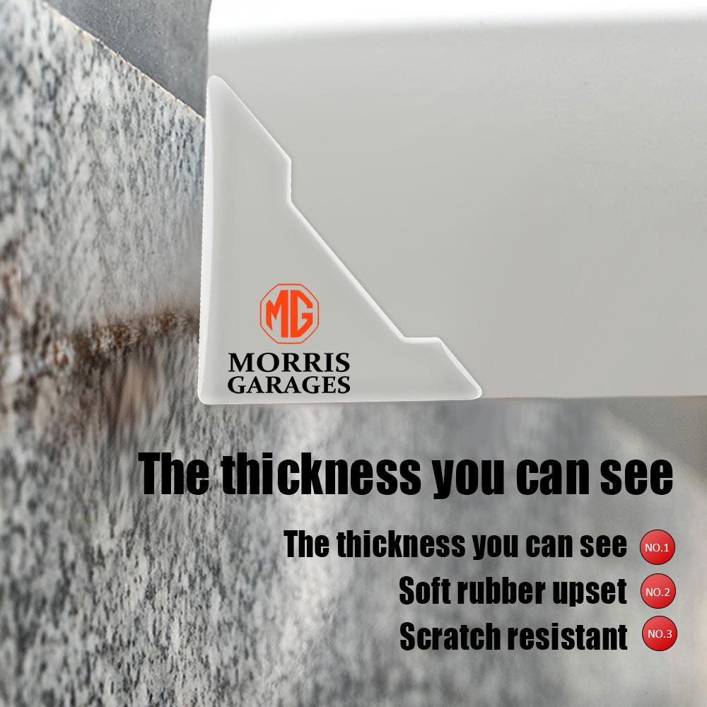 2/4Pcs Car Door Corner Cover Bumper Anti-Scratch Protector Sticker Accessories For Morris Garages MG ZS 5 7 Cyberster MG4 EV ES5