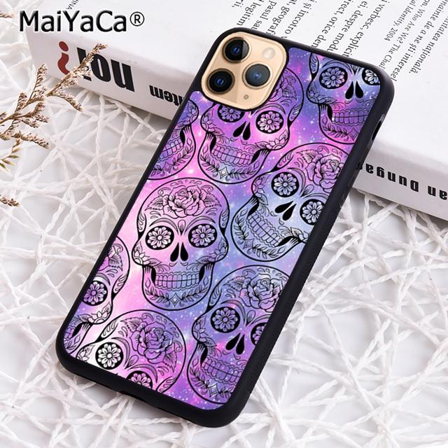 Чехол для телефона с мексиканским сахарным черепом Для iPhone 17 Air 16 pro max 15 14 plus 12 13 Чехол-оболочка coque