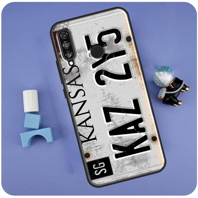 Supernatural License Plate For Huawei Nova Y70 Y91 Y90 Y60 Y61 Y72 Y73 3i 7i 8i 11i 12i 9 10 SE P20 P30 P40 Lite Case