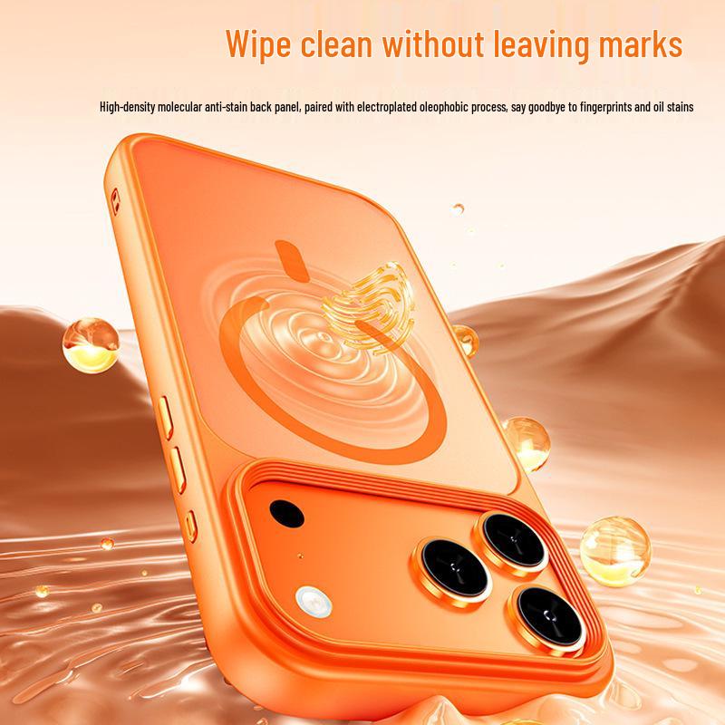 Магнитный чехол для телефона с покрытием Soft-Touch (матовый) для Apple iPhone 16/17 Pro Max - Защита от отпечатков пальцев