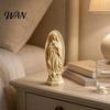 Catholic Statue Resin Virgin Mary Statue, Religious Sculpture, Blessed Holy Figurine Mother for Home Desk Decor