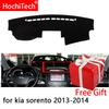 Для kia sorento 2013 2014 Автомобильные коврики на панель приборов с левым и правым рулем, коврик-накладка, коврики, аксессуары