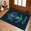 Custom Name Flame Courage Living Room Non-Slip Area Rug Soft Carpet for Bedroom Kids Playroom Sofa Office Home Decor Doormat