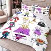 Undertale 3Pcs Bedding Set Duvet Cover With Two Pillowcases For Bedroom Home Decoration