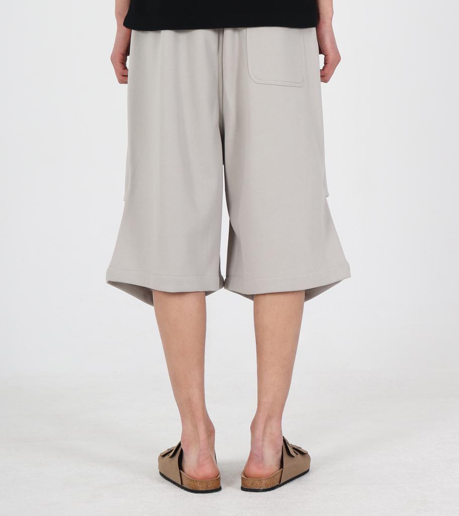 Beoteunseoul Essential Grey Sweat Shorts Pants (Light Grey)