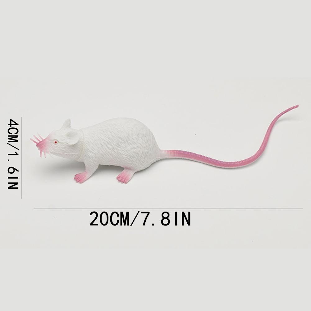 Fake Small Rat Model Prop Scary Trick Prank Toy Jokes Novelty Funny Toys Party Funny Little Toys Realistic Animals Model