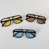 Retro Double Beam Sunglasses Summer Outdoor Protection Fashion Men's and Women's Glasses