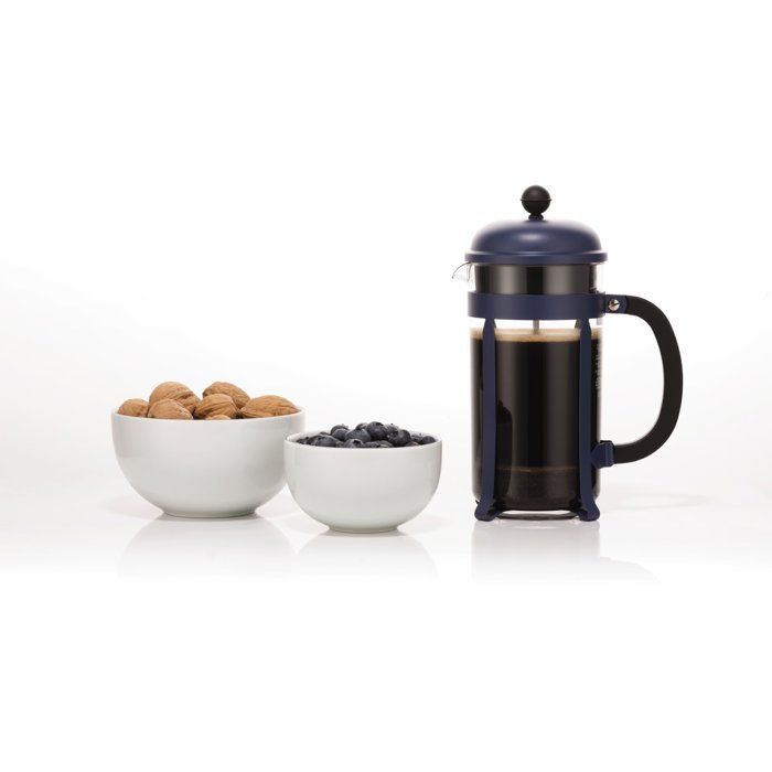 Cafetière à piston - BODUM - Chambord - 8 tasses - 1 l - Verseuse SAN - Armature plastique