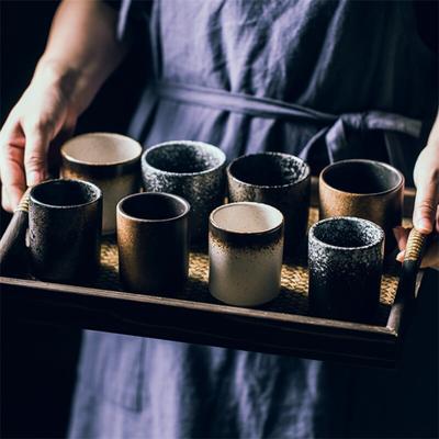 Керамическая чашка для офиса, чашка для питья воды, керамогранит, керамическая чашка с ручной росписью, посуда для напитков 150/200 мл