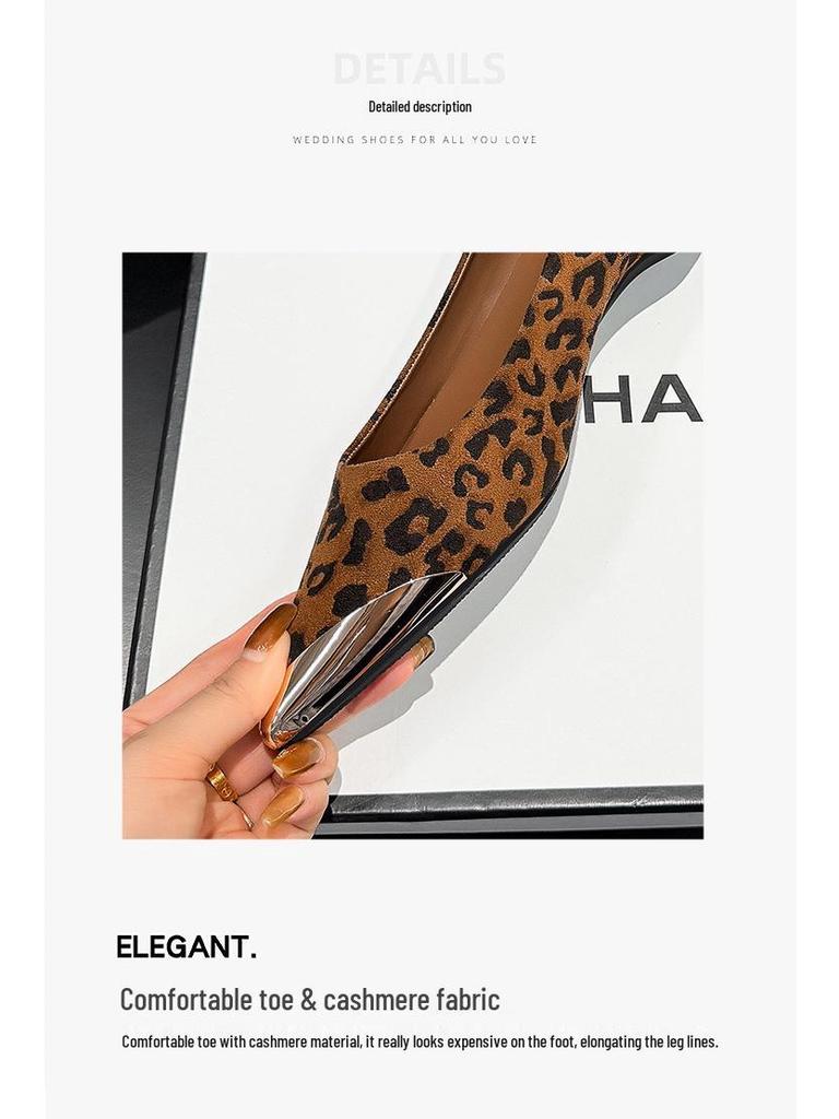 Женские европейско-американские модные слипоны с острым носком и низким вырезом на скрытом каблуке