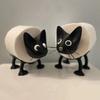 Animal Toilet Paper Holder Freestanding Cartoon Sheep Toilet Roll Holder 3D Printed Pig Cat Loo Roll Holder for Bathroom Decor Tissue Roll Storage