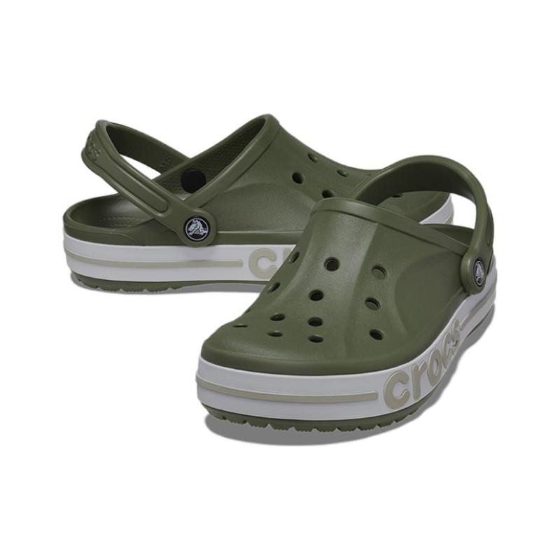 Crocs Bayaband EVA Удобные Нескользящие Сабо Унисекс Зеленые
