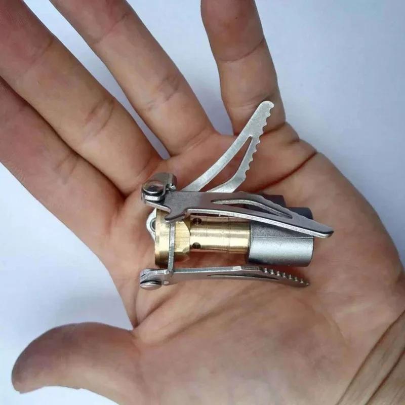 Camping Stove Mini Stove Integrated Folding Stoves Camping Outdoor Survival Equipment Portable Pocket Stoves Camping Equipment