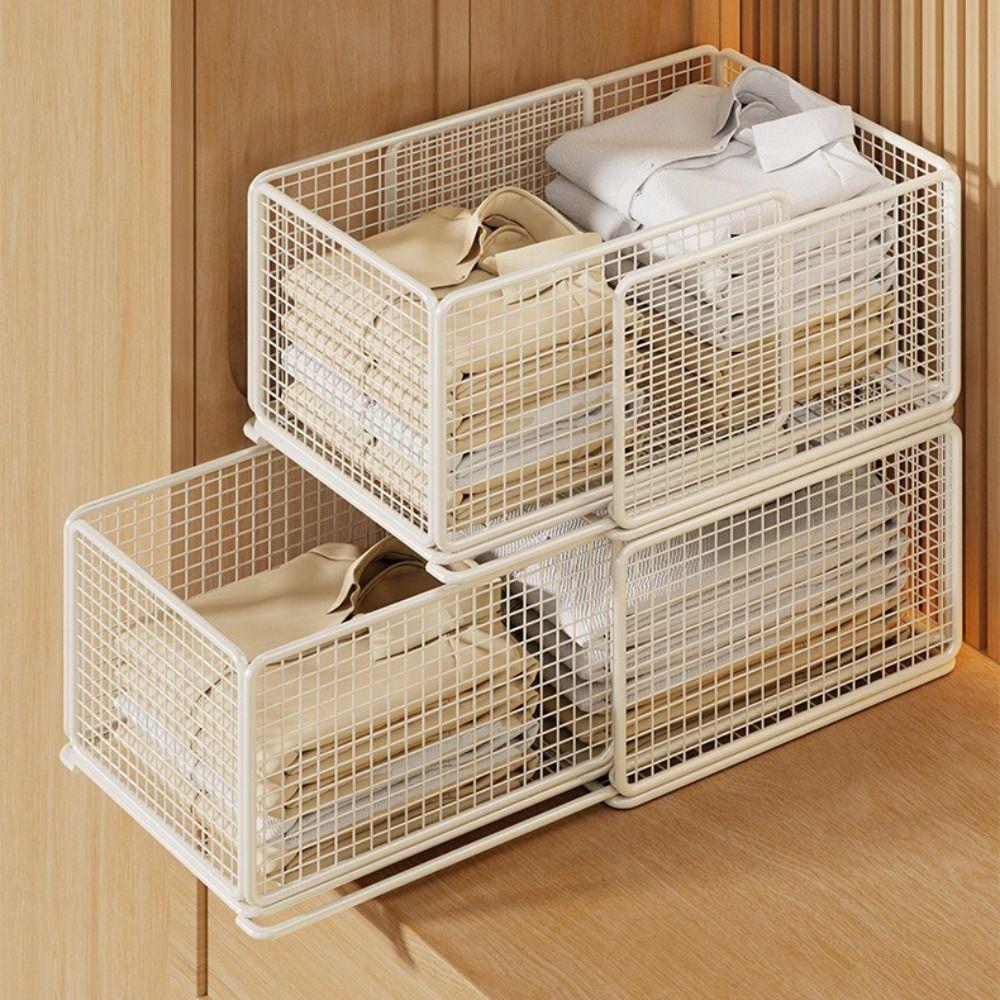Layered Design Wardrobe Storage Rack Expandable Wardrobe Organizer Kitchen Cabinet