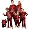 Christmas Print Cute Family Set Pajamas, Home Clothes, Family Set Long Sleeve Top Pants Set
