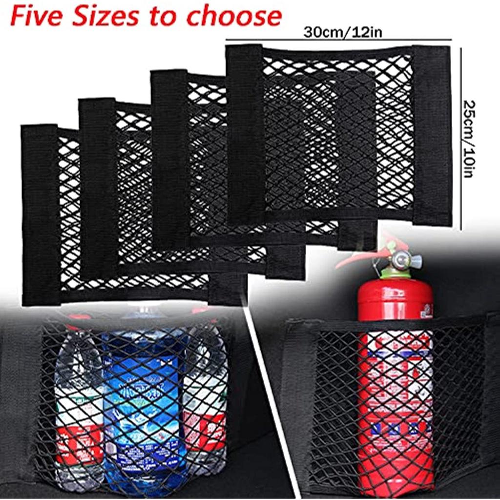 Сетка для багажника автомобиля Сетка для багажа автомобиля Универсальная сетка для багажника Защитная сетка Эластичная сетка для хранения багажника с застежкой-липучкой Для автомобиля / внедорожника Изготовлен из нейлона Упаковка из нейлона
