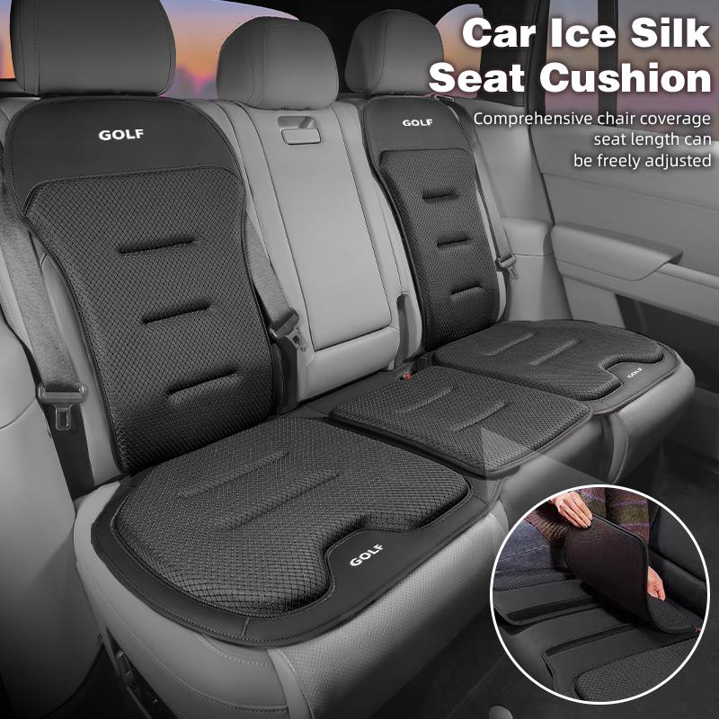 Car Ice Silk Seat Cushion Backrest Breathable Pad Interior Accessories For VW Golf Polo Tiguan T5 Passat Jetta Scirocco TouranJD9