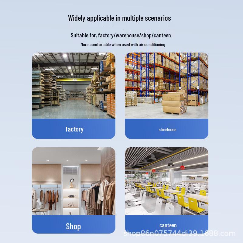 Wind Light Yang High-Power Industrial Electric Floor Fan for Home and Restaurant Use