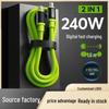 Кабель Type-C для быстрой зарядки 240 Вт с дисплеем реального времени для Apple 15/16, Huawei и Android