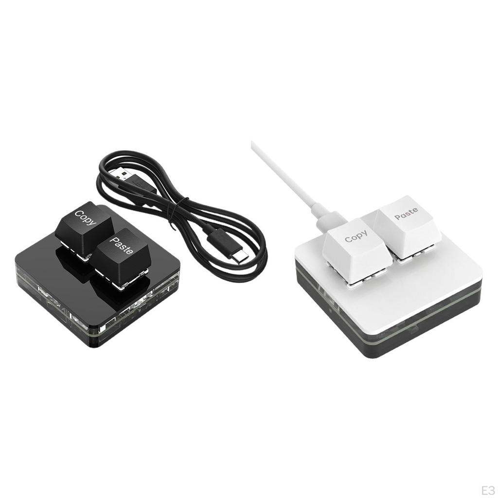 Copy and Paste 2 Key Keyboard Mechanical Gaming Type C Programming for