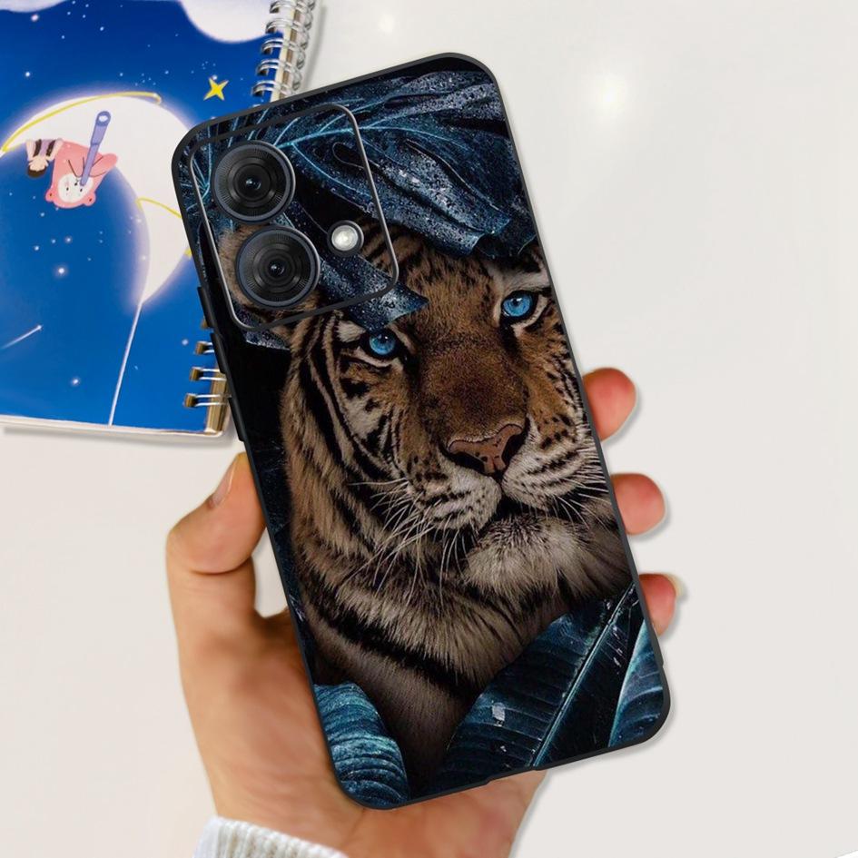 For Motorola Moto G84 5G Case 2023 New Stylish Butterfly Cat Slim Black Silicone Soft TPU Phone Cover For Moto G84 5G G 84 Coque