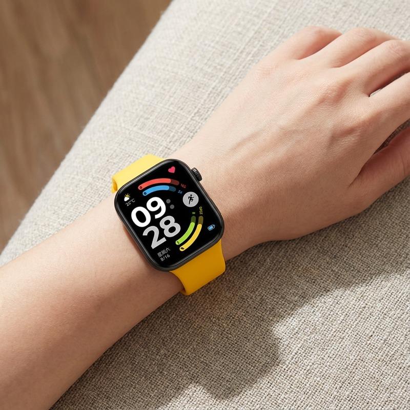 Силиконовый ремешок для Redmi Watch 6/5/4, сменный ремешок для часов для Xiaomi Mi Band 9 Pro/8 Pro, браслет, наручный ремешок, аксессуары