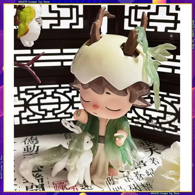 Новый этнический стиль Черный Play Mimi Fenghua Record Слепая коробка - Модная кукла ручной работы для украшения рабочего места