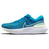 Мужские кроссовки ZoomX Invincible Run Flyknit Blue Orbit Lime Glow Football-серый белый CT2228-401