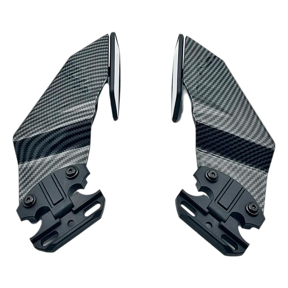 Для HONDA CBR650R CB1000RR CBR600RR CBR250R CBR600F4 Комплект боковых крыльев для мотоцикла Спойлер Обтекатель Зеркало заднего вида Комплект фиксированных крыльев