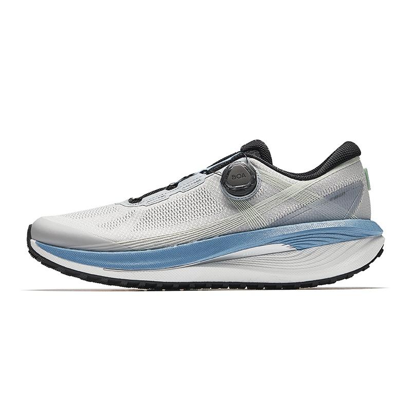 Anta Champion All Weather Collection Cushioning Slip Resistant Low top Casual Running Shoes Men's Gray Blue 112525542A-3