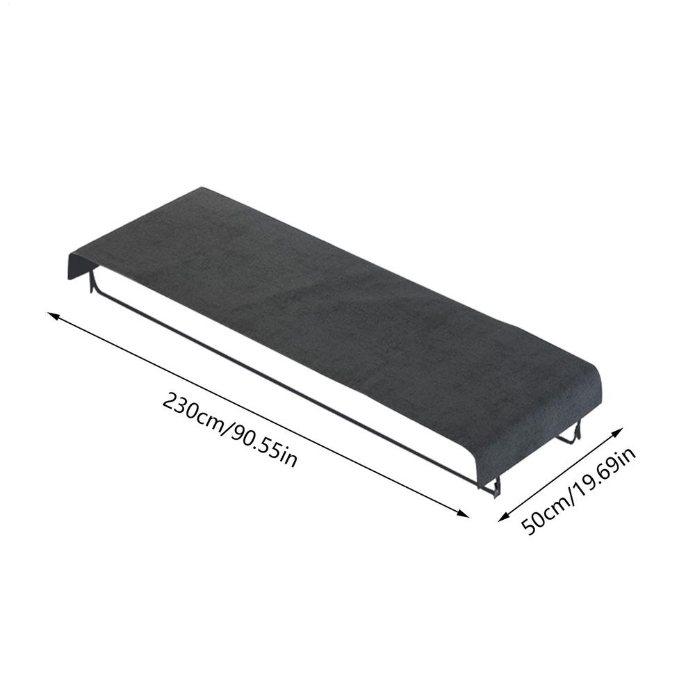 Bed Bridge Split Filler with Sheet Straps Large Double Mattress Bridge Converter for Families Couples Guest Bedroom Sleeping