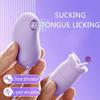Tongue Licking Suction Vibrators Sucking Licking Clit Sex Toys USB G-spot Vagina Stimulator Adult Vibrating Sex Toys 2 In 1 Vibrators