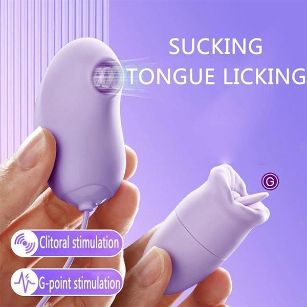 Tongue Licking Suction Vibrators Sucking Licking Clit Sex Toys USB G-spot Vagina Stimulator Adult Vibrating Sex Toys 2 In 1 Vibrators