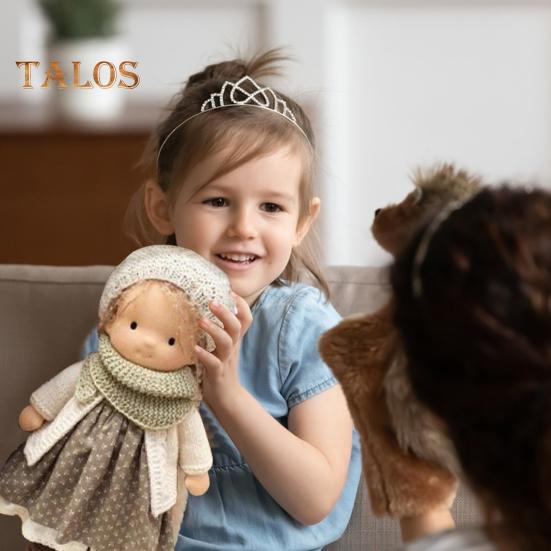 Вальдорфская кукла ручной работы, стильная одежда, выразительные вязаные куклы с мягкими волосами, винтажная вязаная крючком кукла, подарок для семьи, друзей, путешествий, домашнего декора