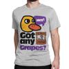 Футболка Hey Got Any Grapes для женщин унисекс, хлопковые футболки Crazy с круглым вырезом, футболка с забавной уткой, одежда с короткими рукавами, большие размеры унисекс