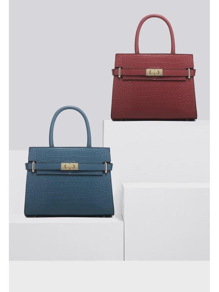 Mother's Day Gift Soft Leather Handbag for Middle-Aged Women - 2025 Spring/Summer Collection