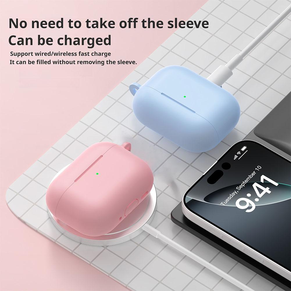 Для чехла AirPods Pro 3, Полный защитный чехол-накладка, совместимый с Apple AirPods Pro 3-го поколения. Беспроводной Bluetooth чехол для наушников