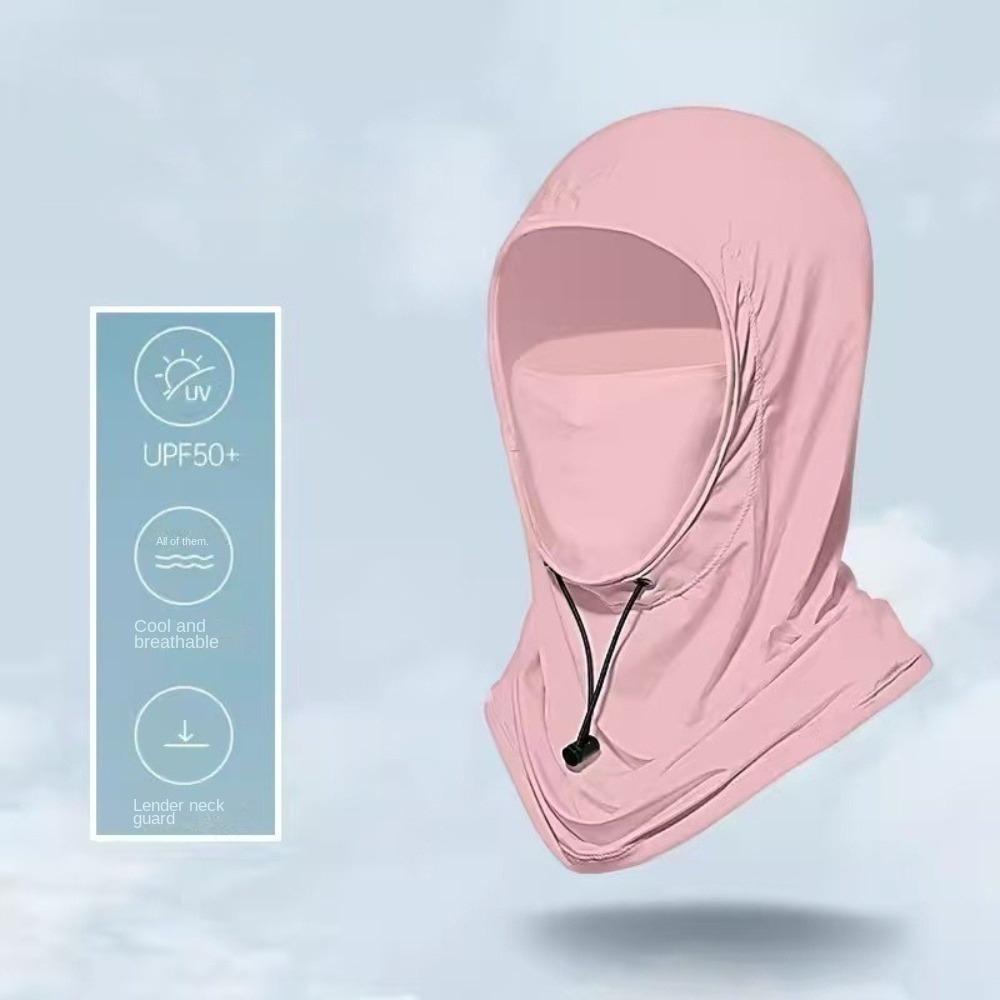 New Breathable Head Cap Ice Silk with Shawl Mask Cap Sunscreen Hat Cycling