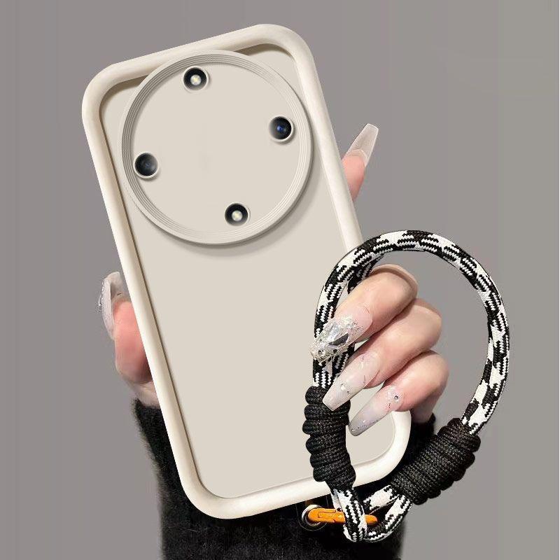 Чехол для Honor X9b Чехол для телефона Honor Magic6 Lite Плетеный шнурок Чехол с покрытием под кожу Защита Противоударный чехол